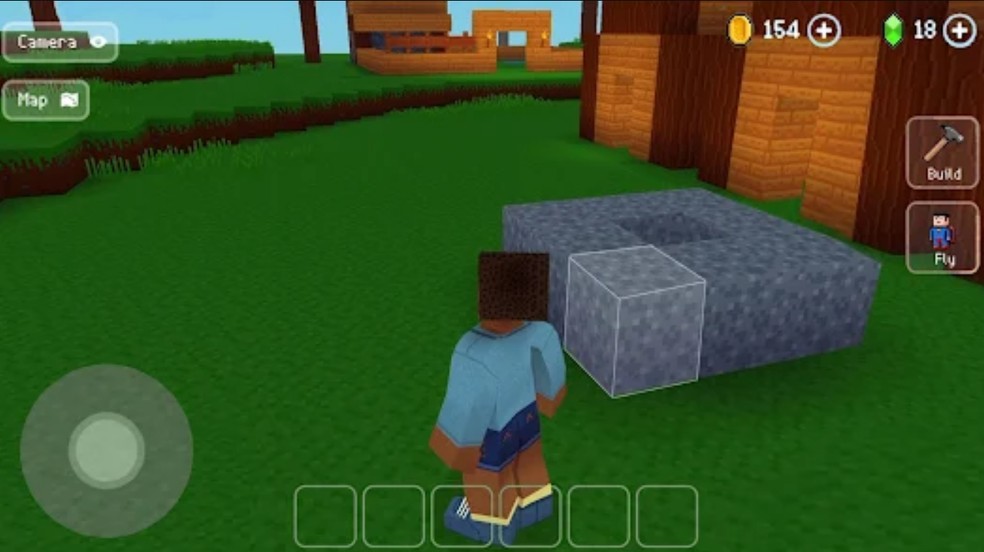 Block Craft 3D é bem simplificado para o que se propõe — Foto: Reprodução/Felipe Vinha