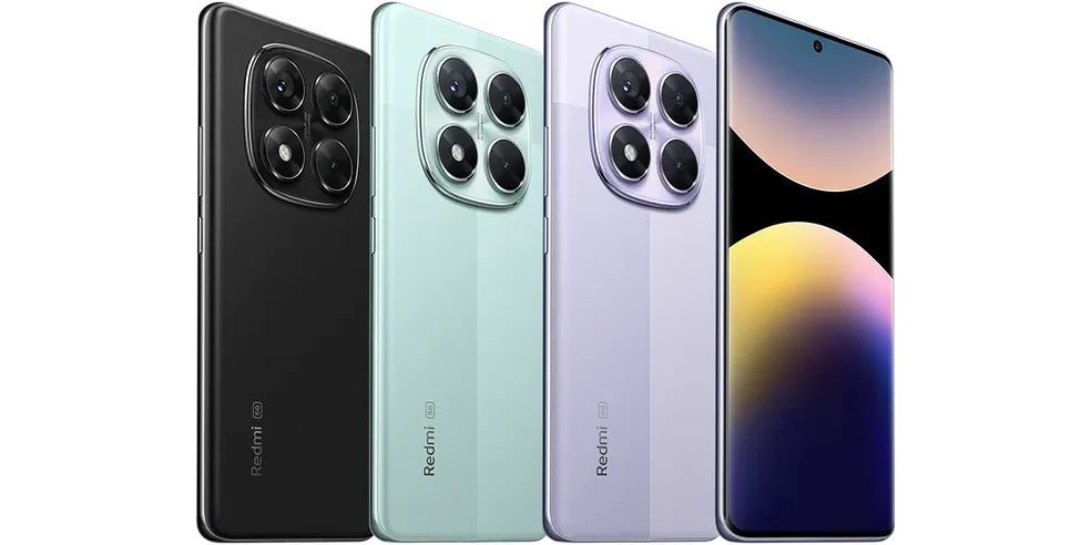 Redmi Note 14 Pro 5G está disponível em três cores — Foto: Reprodução/Xiaomi