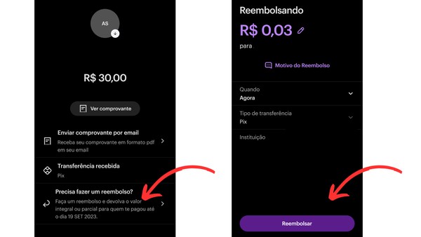 Como fazer estorno de Pix no Nubank