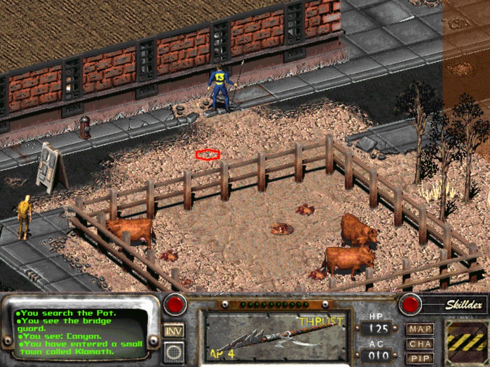 Fallout 2 continua o que o primeiro jogo começou, um ano depois — Foto: Reprodução/Steam
