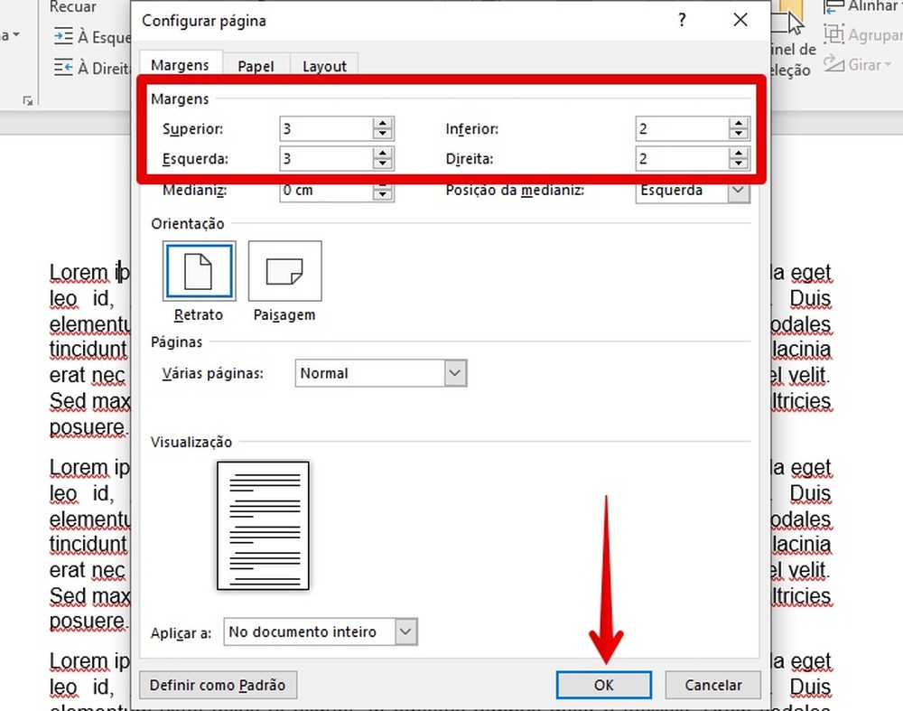 Word: como configurar margens no padrão ABNT