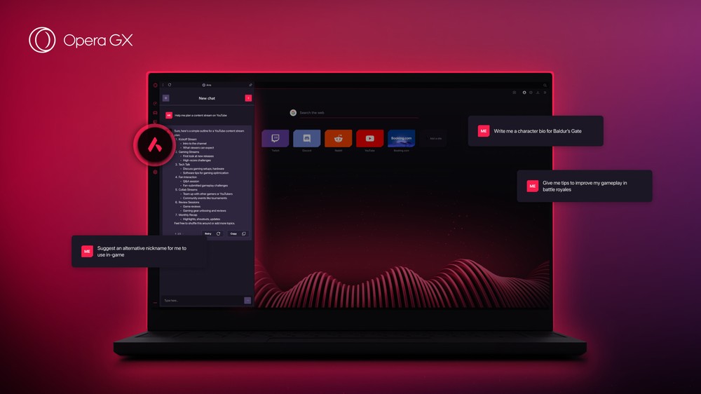 Jogo ou navegador? Opera GX promete skin gamer com mods e funções curiosas
