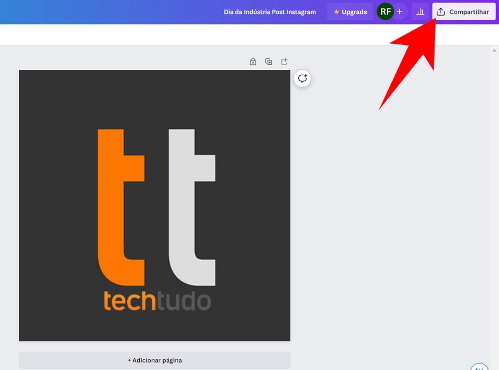 Como salvar em PDF no Canva