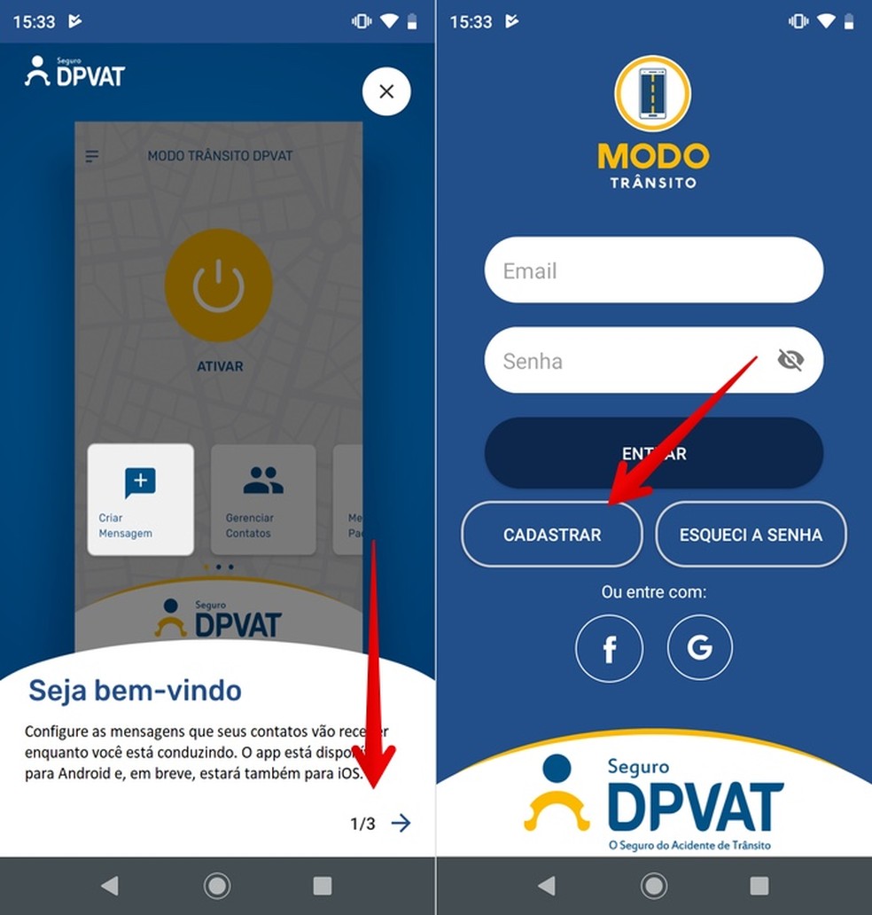 Como Usar O Modo Trânsito Dpvat Aplicativo Para Quem Está Dirigindo 7880