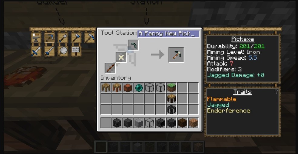 Mod Tinkers Construct para o Minecraft — Foto: Divulgação/Curseforge