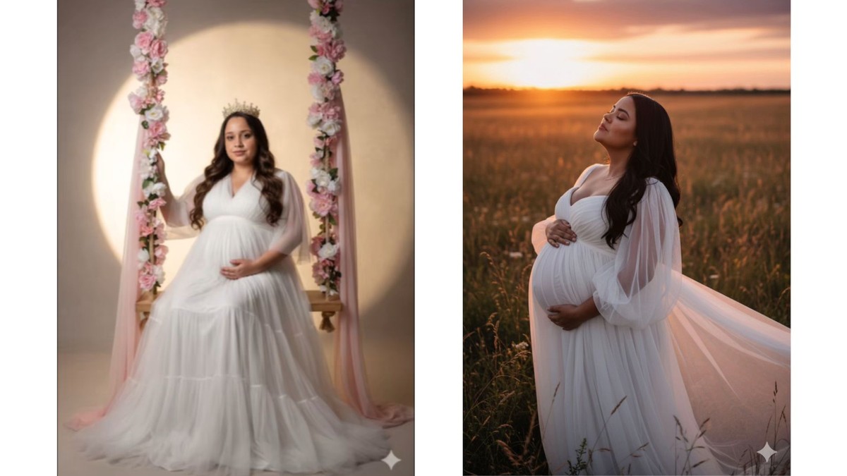Prompt para ensaio fotográfico de gestante no Gemini; veja como fazer