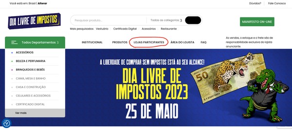 Dia Livre de Impostos 2019 tem desconto em celulares e eletrônicos