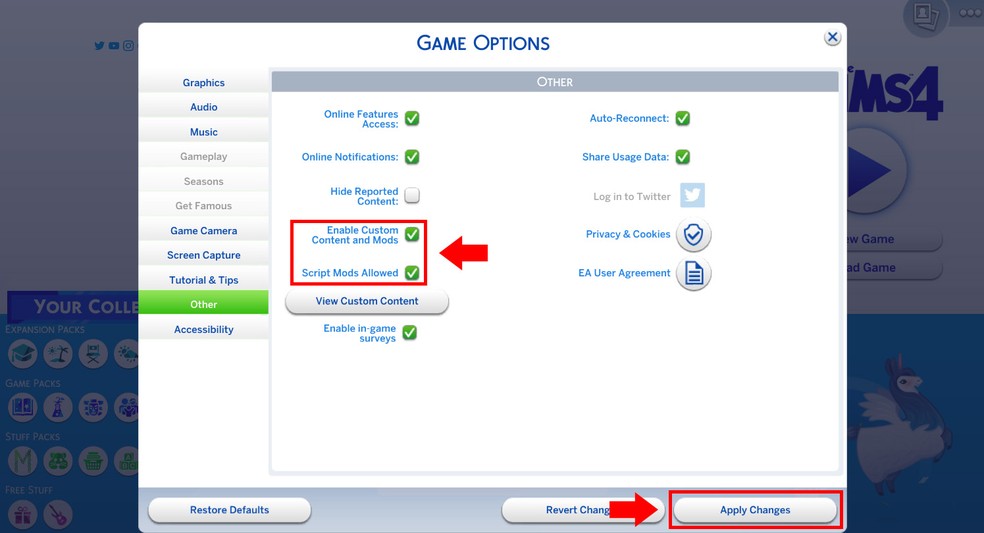 Como instalar mods e conteúdos personalizados no The Sims 4