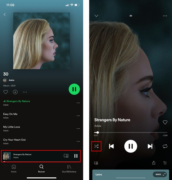 Spotify tira reprodução aleatória de álbuns a pedido de Adele