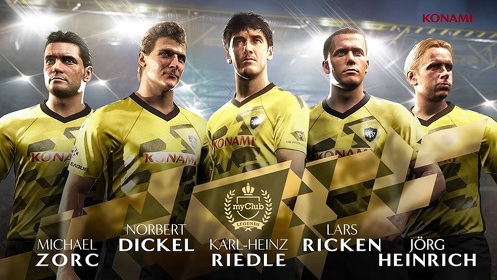 PES 2018 lista traz jogadores lend rios lan ados no modo myClub