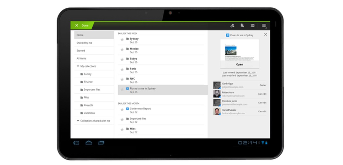Atualização para app do Google Docs para Android traz nova interface