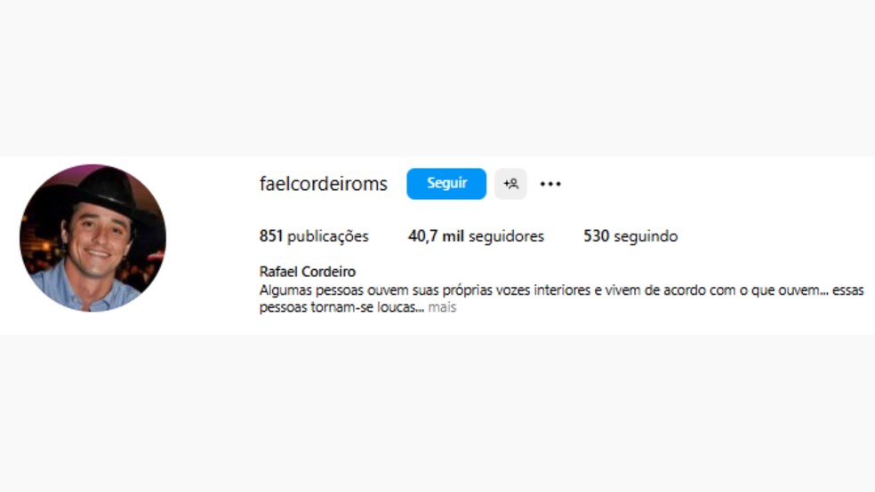  Reprodução/Instagram