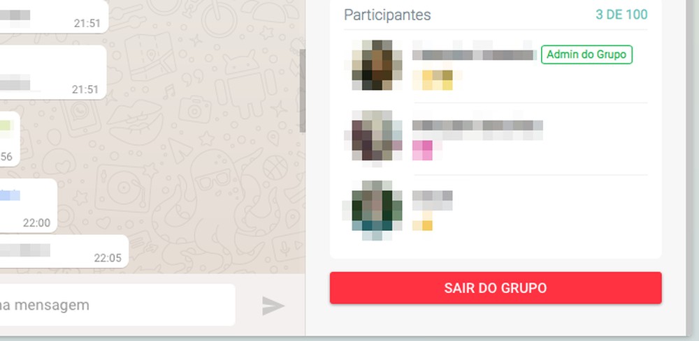 Como Sair De Um Grupo No Whatsapp Web 8720