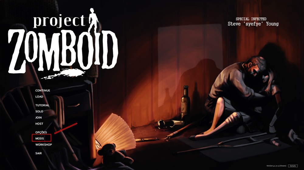 Como instalar mods no Project Zomboid