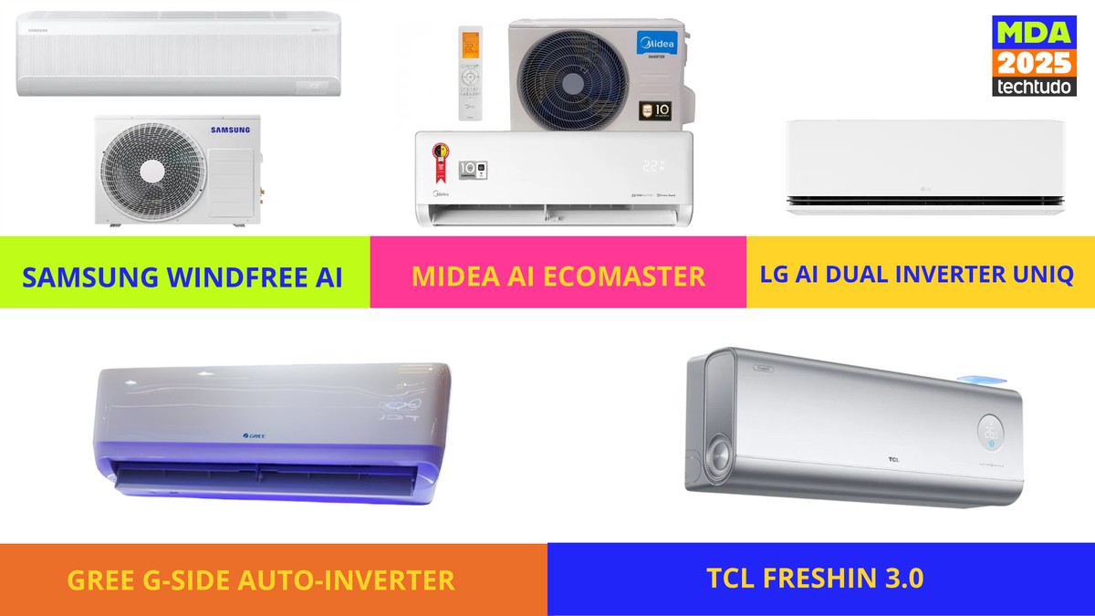 Melhor ar-condicionado de 2025: conheça finalistas e eleja seu favorito