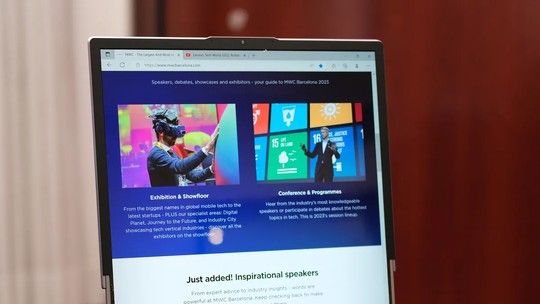 Notebook da Lenovo com tela expansível dá as caras na MWC 2023