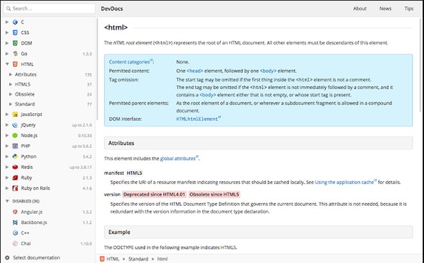 DevDocs: plugin para Chrome reúne documentação de ajuda com código