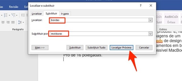 Como procurar uma palavra no Word