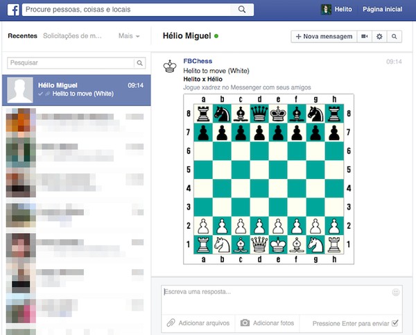 Como ativar o jogo de xadrez escondido no Facebook Messenger - Giz
