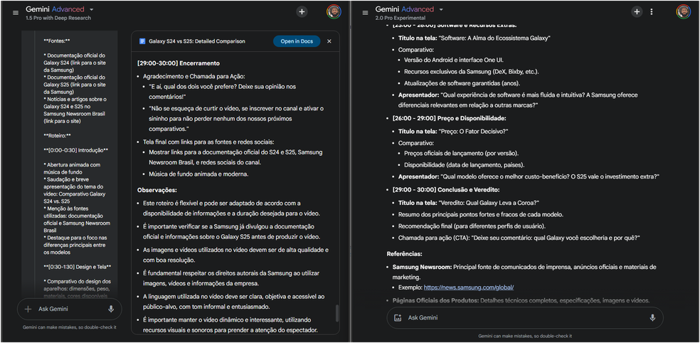  Reprodução/Gemini Advanced