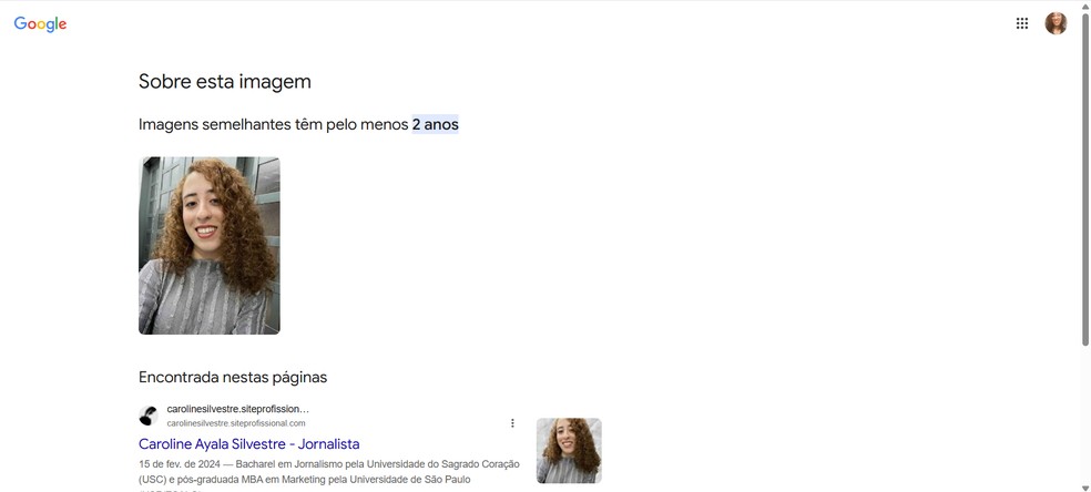  Reprodução/Caroline Silvestre