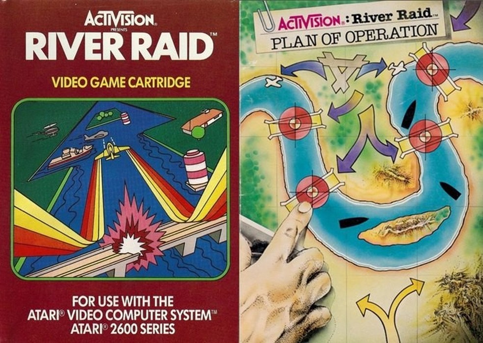Passei de fase: River Raid - um dos marcos do Atari