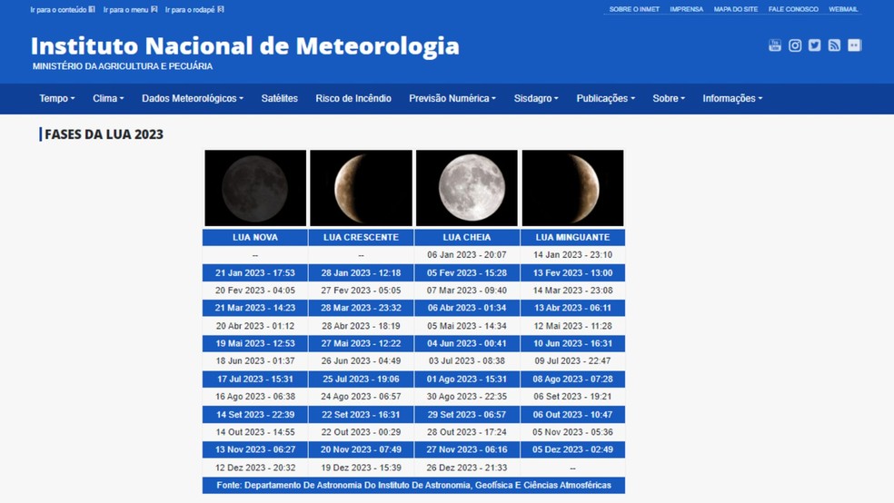 Calendário lunar de Novembro 2023: 5 sites para ver as fases da Lua no mês