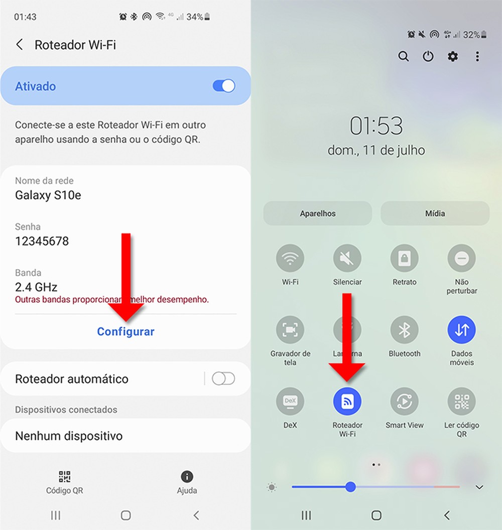 Como Compartilhar Internet Com Outro Celular
