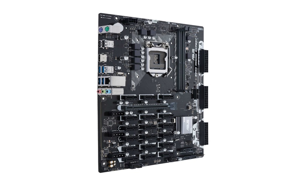 ASUS B250 MINING EXPERT 19スロット+G9300 Asus lança placa-mãe com 19 slots PCIe para mineração de criptomoedas