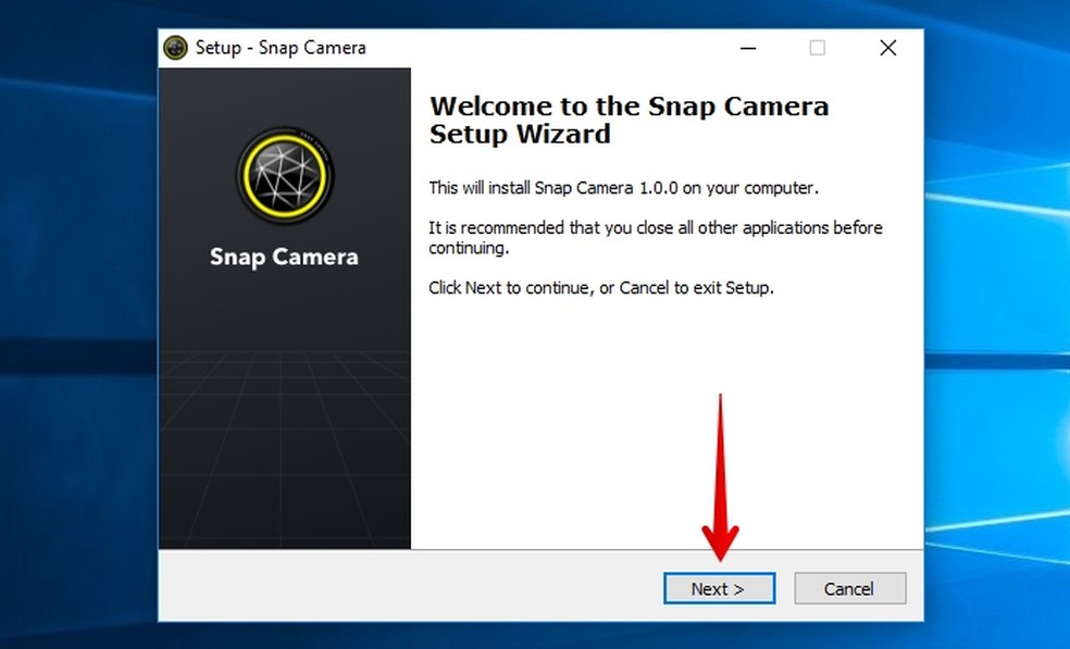 Instale o Snap Camera no seu PC — Foto: Reprodução/Helito Beggiora
