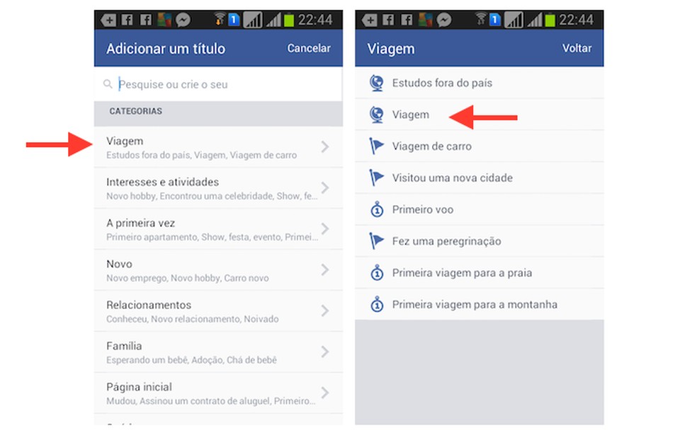 Facebook: como compartilhar perfil, página, post e eventos no Android