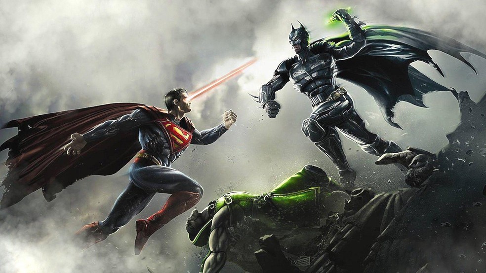 Injustice: Gods Among Us coloca Batman e Superman um contra o outro — Foto: Reprodução