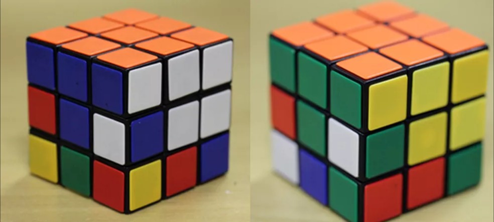 Imagem 3: finalizar uma face do cubo e arrumar as primeiras linhas das laterais no Cubo Mágico — Foto: Reprodução/TechTudo