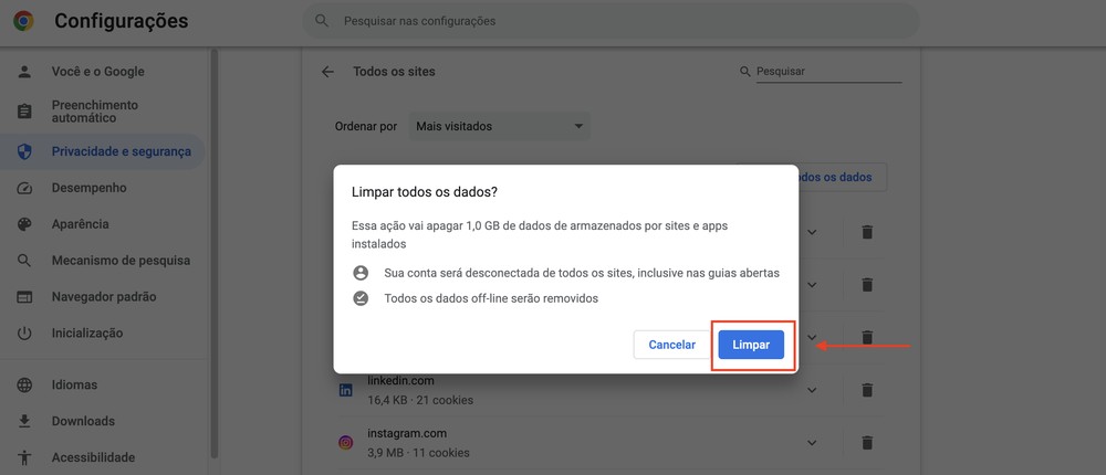 Como limpar cookies do navegador? Aprenda passo a passo nos browsers