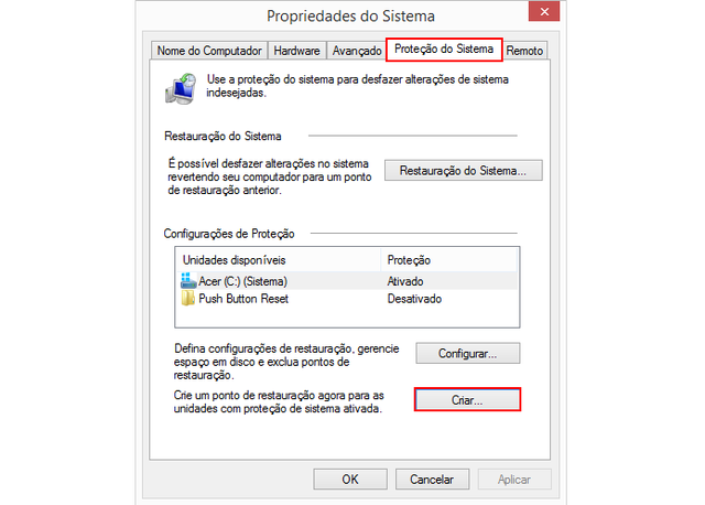 Como Criar Um Ponto De Restauração No Windows 8 E Recuperar O Sistema 4978