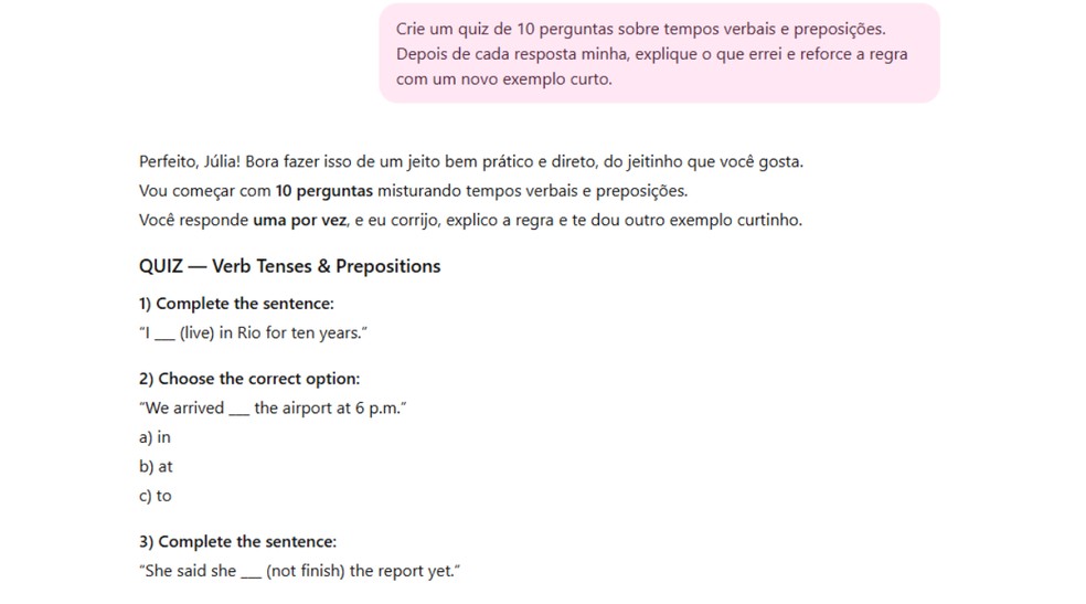  Reprodução/Júlia Silveira