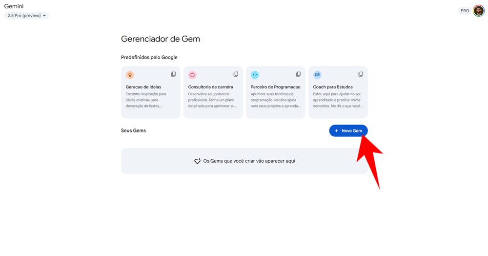 Gemini Gems: saiba como deixar a IA do Google com sua personalidade