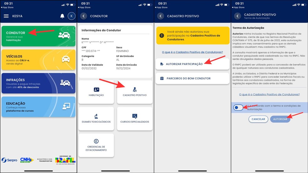  Reprodução/CNH do Brasil por Késya Holanda