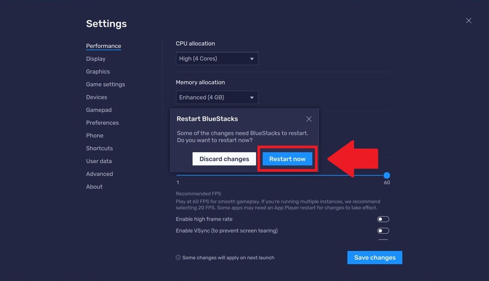  Reprodução/BlueStacks