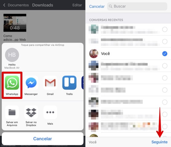 Como colocar vídeo do YouTube no Status do WhatsApp