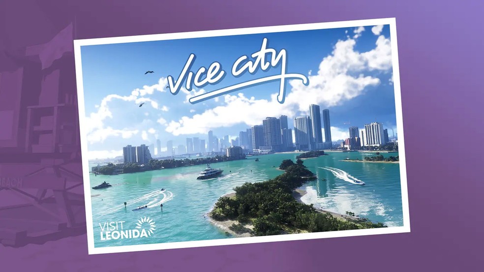 GTA 6 se passará em Vice City e contará com várias localidades de destaque — Foto: Divulgação/Rockstar Games
