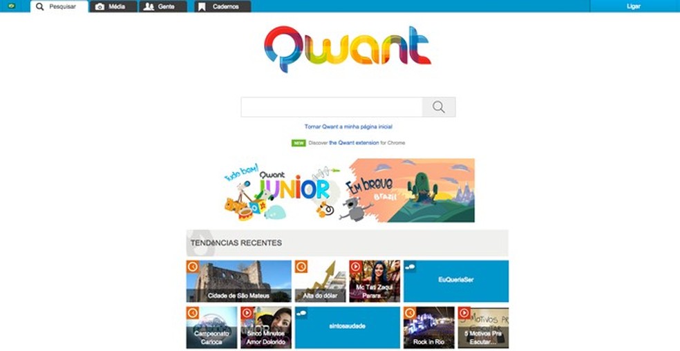 Qwant (Foto: Reprodução/André Sugai) — Foto: TechTudo