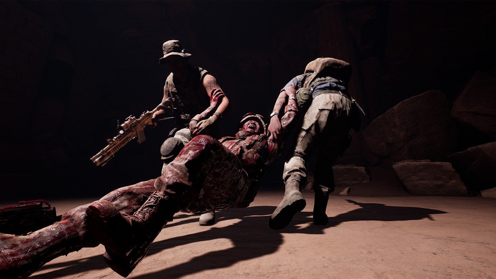 Encare os mitos da mitologia suméria The Dark Pictures Anthology: House of Ashes — Foto: Reprodução/Steam