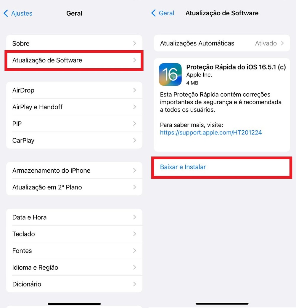 Como atualizar o iOS do iPhone e ter a versão mais recente do sistema