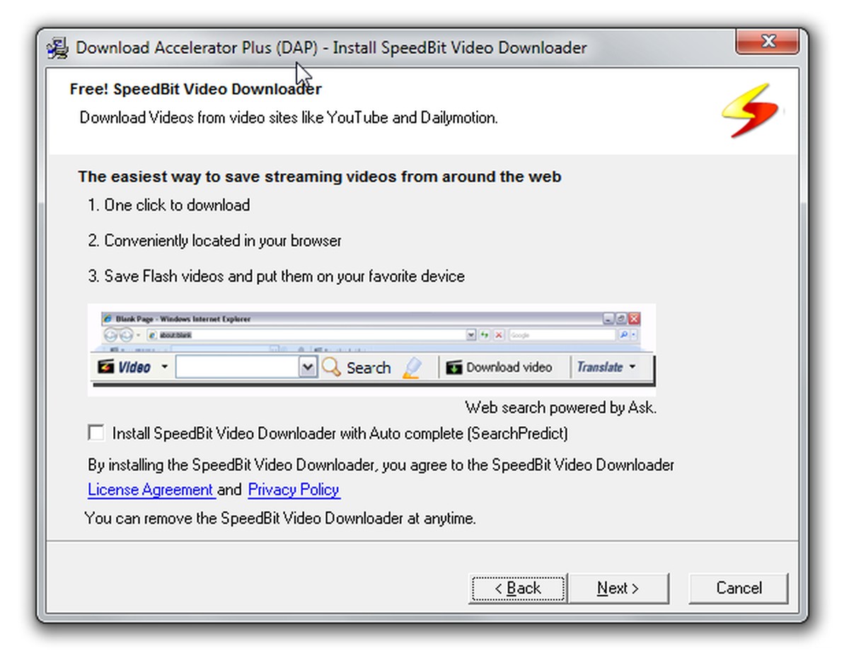 Como usar o DAP – Download Accelerator Plus