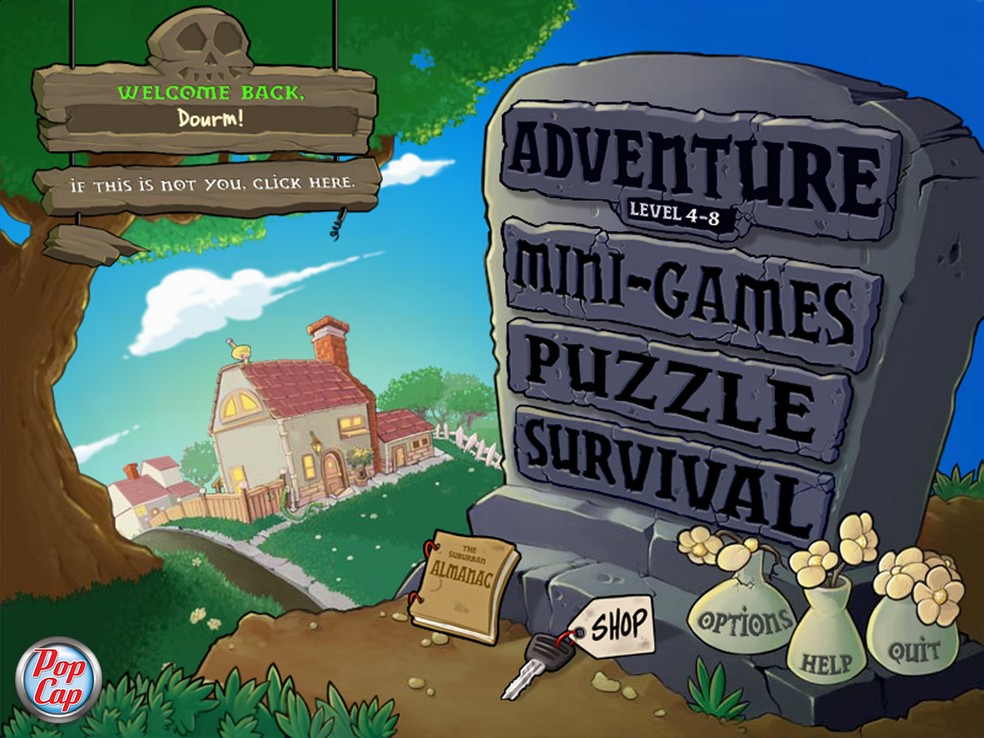 Plants vs. Zombies Adventures é um jogo para o Facebook