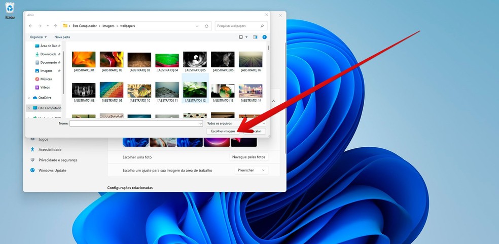 Como mudar o papel de parede do Windows 11