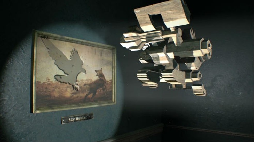 Resident Evil 7: forme a sombra mostrada na foto (Foto: Reprodução/Thomas Schulze) — Foto: TechTudo