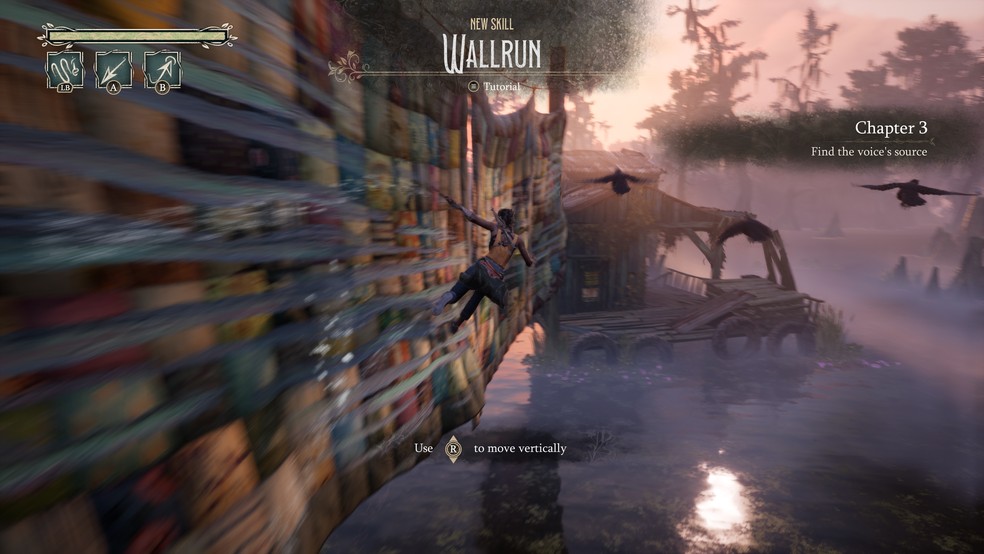 Hazel pode usar sua magia de Weaver para correr nas paredes — Foto: Divulgação/Xbox