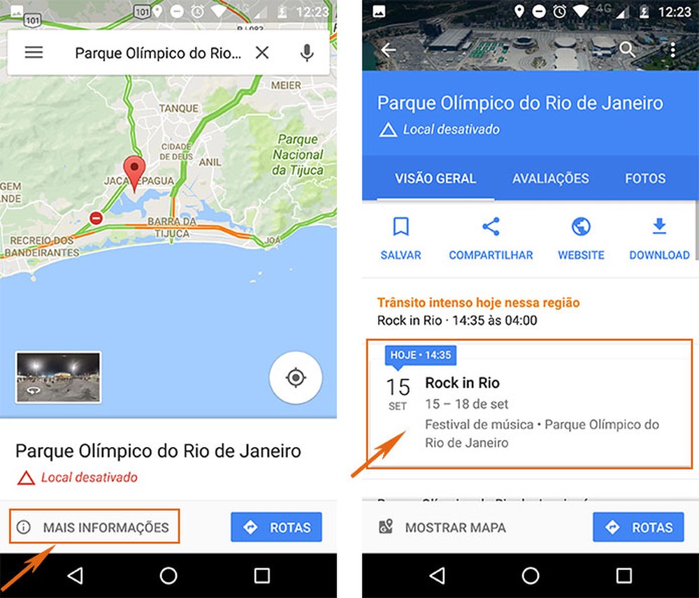 Como chegar à Cidade do Rock; Google Maps dá dicas para ir ao Rock in Rio